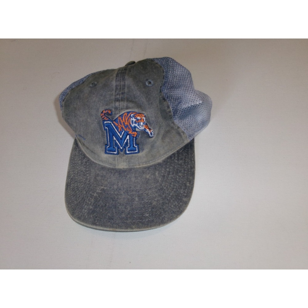 MEMHIS TIGERS SNAPBACK DISTRESSED    BEACH GOLF Y2K 00S HAT CAP VINTAGE N1